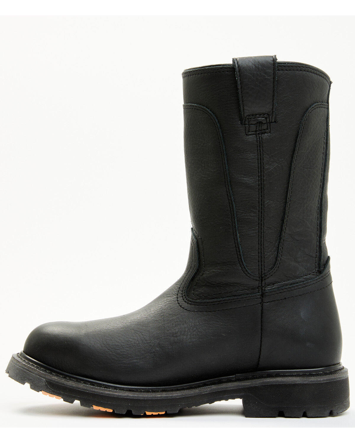 Image #3 - Hawx Men's 11" Industrial Wellington Work Boots - Composite Toe, Black, hi-res
