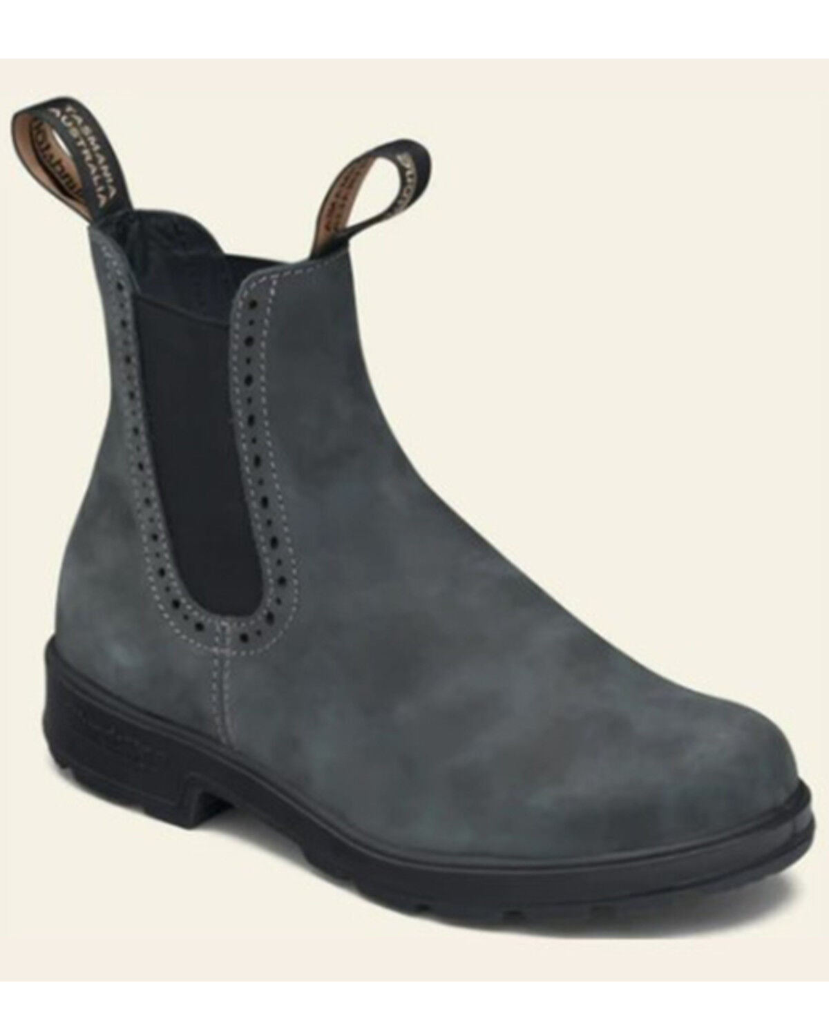 Blundstone Women's Rustic Chelsea Work Boot - Soft Toe, Grey, hi-res