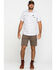 Image #6 - ATG by Wrangler Men's Morel Utility Asymmetric Cargo Shorts, Brown, hi-res