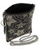 Mary Frances Women's Shooting Star Beaded Crossbody Bag, Black, hi-res