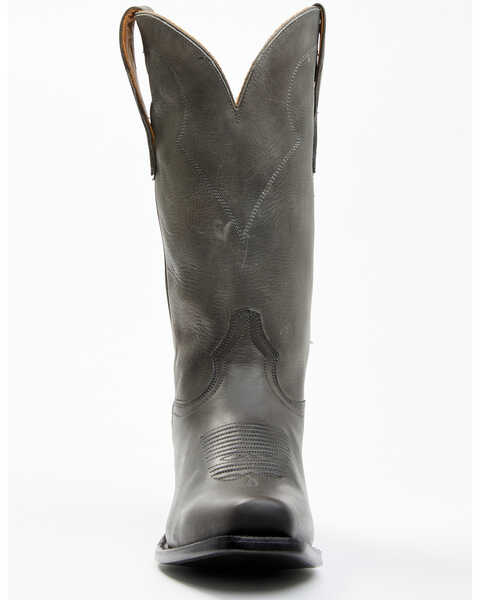 Image #4 - El Dorado Men's 13" Distressed Western Boots - Square Toe, Grey, hi-res