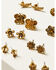 Image #2 - Shyanne Women's Gold Multi-pack Stud Earrings - 13 Piece, Silver, hi-res