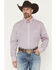 Image #1 - Wrangler Men's Paisley Print Long Sleeve Button-Down Stretch Western Shirt, Red, hi-res