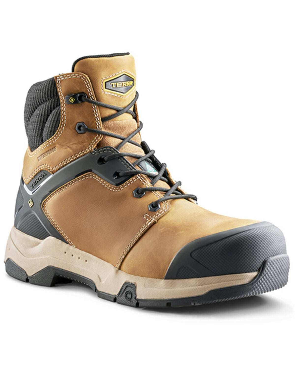 Image #1 - Kodiak Men's 6" Carbine Waterproof Work Boots - Composite Toe, Wheat, hi-res