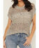 Image #3 - Cleo + Wolf Women's Eleanor Spacedye Open Weave Sweater Vest, Steel Blue, hi-res