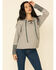 Mystree Women's Waffle Knit Lace-Up Neck Top , , hi-res