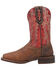 Dan Post Men's Killeen Western Performance Boots - Broad Square Toe, Distressed Brown, hi-res