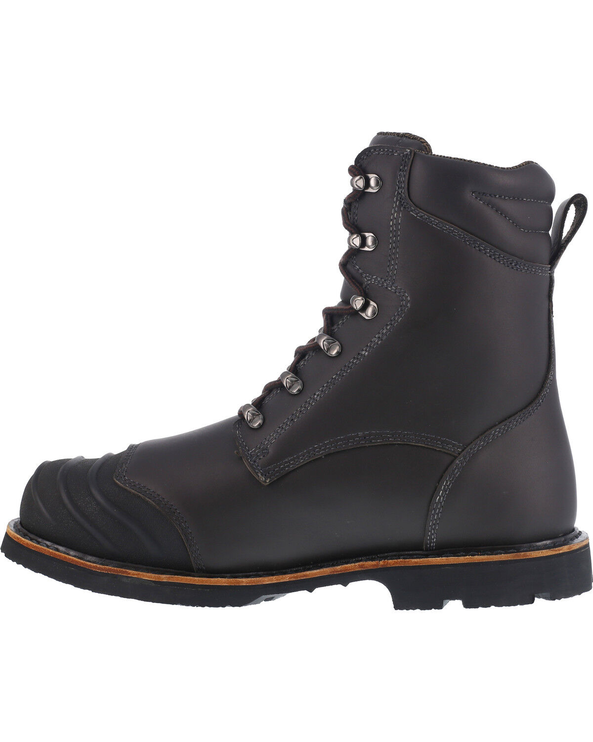 Image #4 - Iron Age Men's 8" Thermos Shield Work Boots - Composite Toe, Black, hi-res