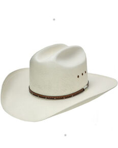 Stetson Men's Haywood Straw Cowboy Hat, Natural, hi-res