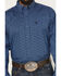 Image #3 - George Strait by Wrangler Men's Floral Print Long Sleeve Button-Down Stretch Western Shirt - Tall, Blue, hi-res