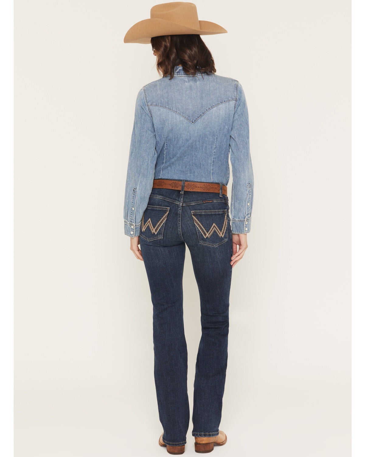 Wrangler Women's Willow Dark Wash Mid Rise Bootcut Ultimate Riding Jeans, Dark Wash, hi-res