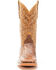 Cody James Men's Exotic Full-Quill Ostrich Skin Western Boots - Broad Square Toe, Brown, hi-res