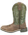 Image #3 - Smoky Mountain Little Boys' Harrison Performance Western Boots - Broad Square Toe, Brown, hi-res
