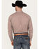 RANK 45® Men's Wellington Geo Print Long Sleeve Button-Down Western Shirt, Royal Blue, hi-res