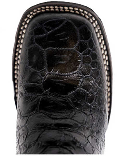 Image #6 - Ferrini Women's Kai Western Boots - Broad Square Toe , Black, hi-res