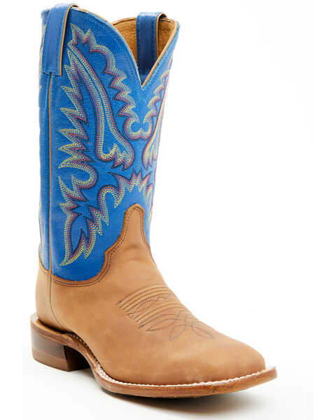 Image #1 - Justin Women's Peyton Western Boots - Broad Square Toe , Cognac, hi-res