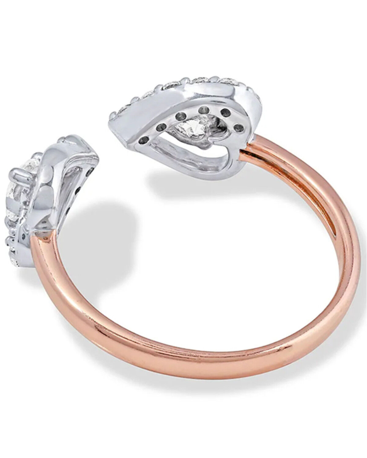 Image #2 - Montana Silversmiths Women's Love Points To You Open Heart Ring, Silver, hi-res