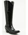 Image #1 - Ariat Women's Casanova Crocodile Print Tall Western Boots - Snip Toe, Black, hi-res