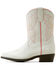 Image #2 - Ariat Girls' Heritage Butterfly Western Boots - Medium Toe , White, hi-res