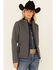 Roper Women's Heather Gray Fleece Zip-Front Softshell Jacket , Grey, hi-res