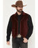 Image #1 - Moonshine Spirit&reg; Men's Single Breasted Velvet Vest, Burgundy, hi-res