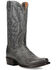Image #1 - El Dorado Men's Western Boots - Square Toe, Grey, hi-res