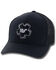 Image #1 - Hooey Men's Rocker Steiner Embroidered Logo FlexFit Trucker Cap, Black, hi-res