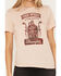 Wrangler Women's Drink Whiskey Graphic Tee , Blush, hi-res
