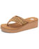 Image #1 - Yellow Box Women's Trixy Flip-Flip Wedge Sandal, Tan, hi-res