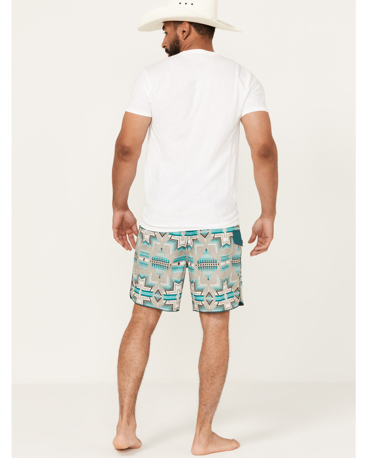 Image #3 - Rock & Roll Denim Men's Southwestern Print Stretch Board Shorts, Multi, hi-res