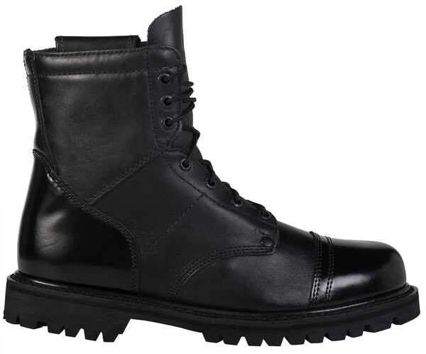 Rocky Men's Side Zipper Duty Boots, Black, hi-res
