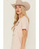 Image #2 - Idyllwind Women's Giddy Up Short Sleeve Graphic Tee, Pink, hi-res