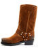 Brothers & Sons Men's Pull On Motorcycle Boots - Square Toe, Brown, hi-res