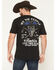 Image #4 - Howitzer Men's Free or Die Short Sleeve Graphic T-Shirt, Black, hi-res