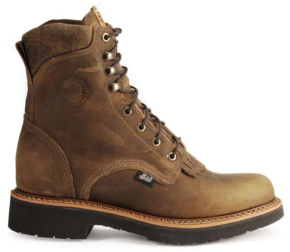 justin men's j max 8 work boots