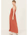 Image #4 - Idyllwind Women's Myrtle Embroidered Trim Maxi Dress, Pecan, hi-res