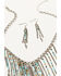 Image #3 - Shyanne Women's Desert Charm Beaded Fringe Jewelry Set - 2 Piece, Silver, hi-res