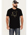Image #1 - Moonshine Spirit Men's Camo Stitched Short Sleeve Graphic T-Shirt, Black, hi-res