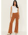 Image #1 - Rolla's Women's Corduroy Flare Jeans, Tan, hi-res
