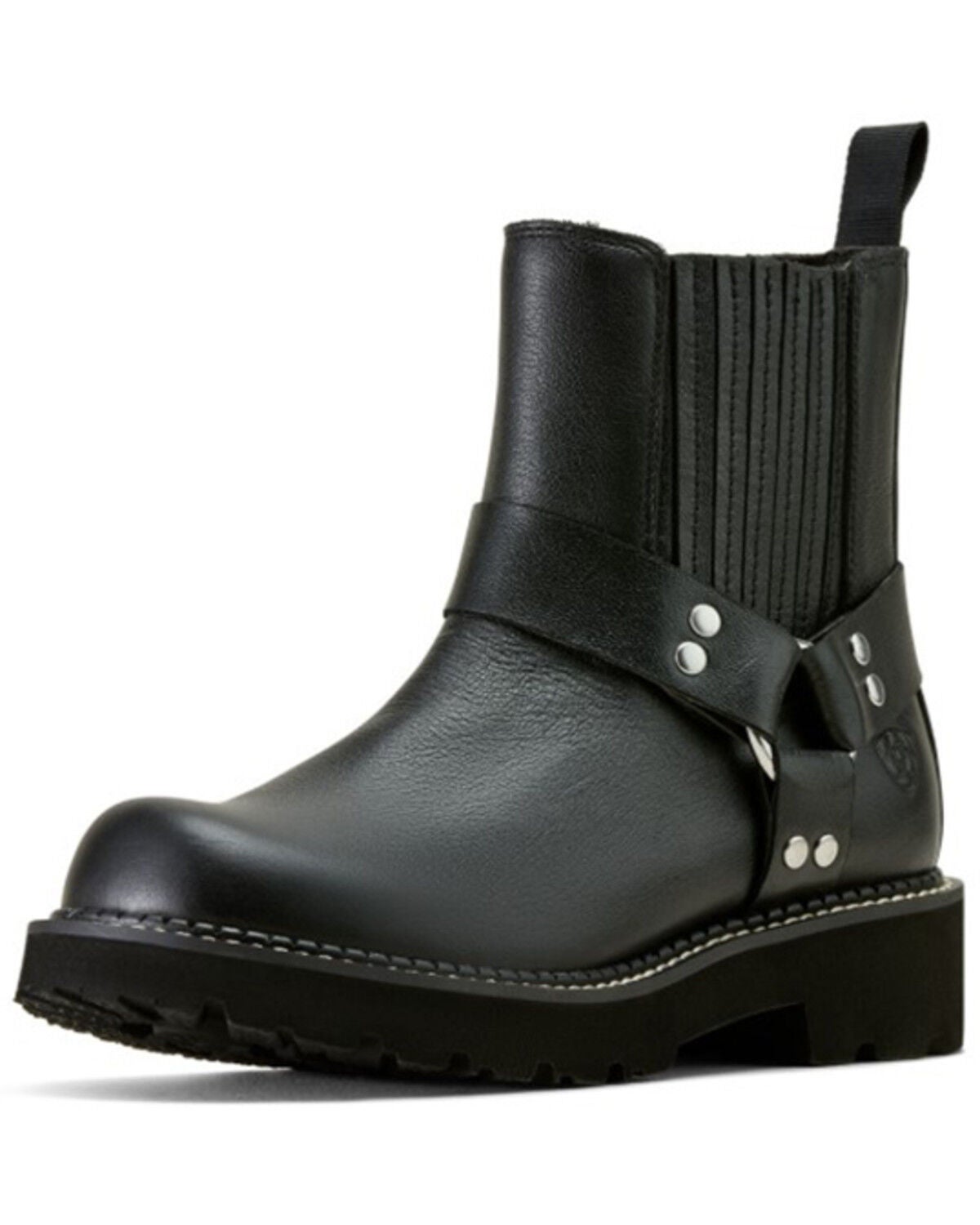Image #1 - Ariat Women's Fatbaby Harness Chelsea Boots - Round Toe, Black, hi-res