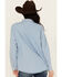 Image #4 - Wrangler Women's Medium Wash Embroidered Bronco Long Sleeve Pearl Snap Denim Western Shirt , , hi-res