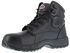 Image #2 - Iron Age Men's Ground Finish Work Boots - Steel Toe, Black, hi-res