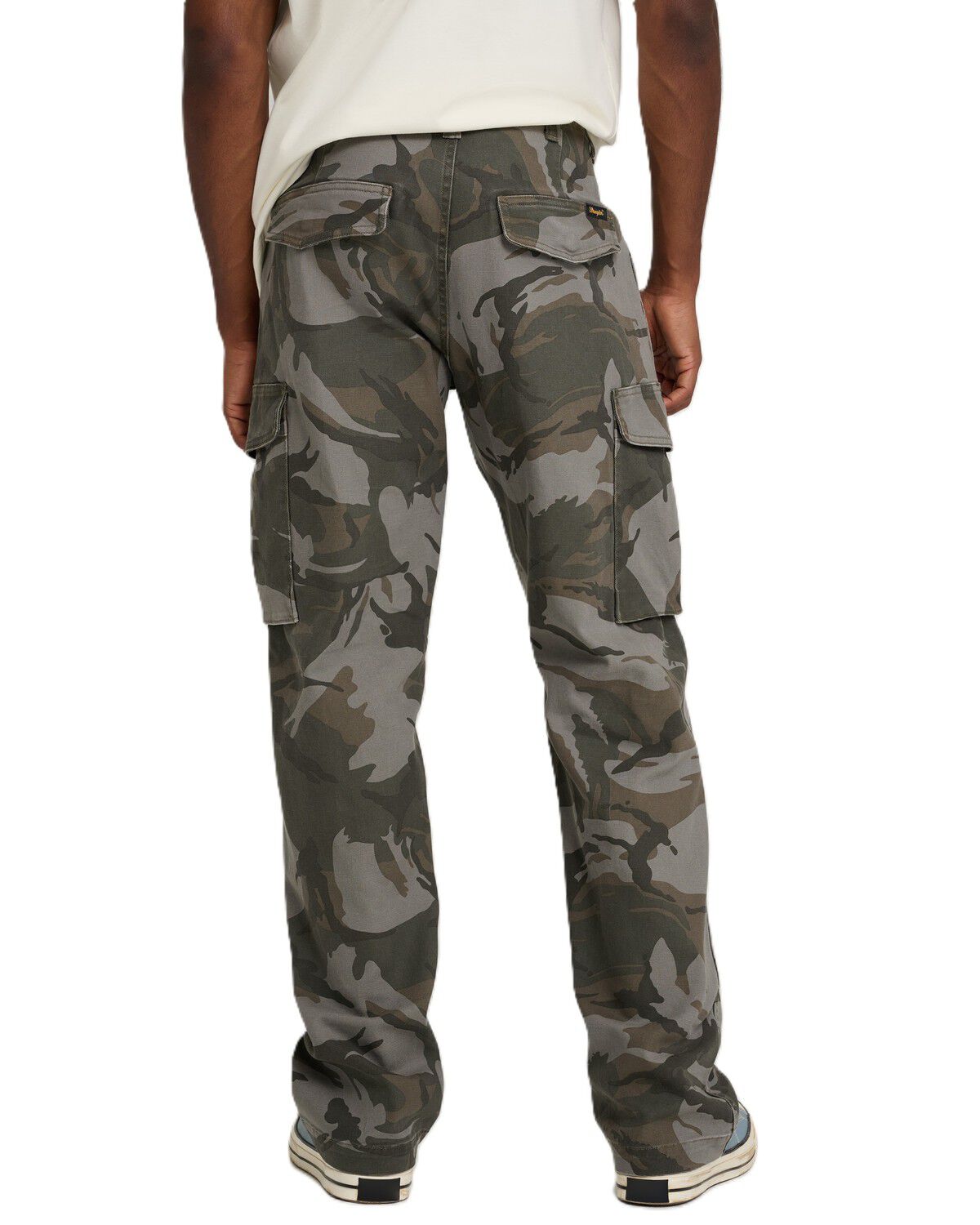 Image #2 - Wrangler X Stranger Things Men's 13MWX Mike Lucas Battlefield Camo Straight Leg Pants, Camouflage, hi-res