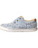 Twisted X Women's Kicks Casual Shoes - Moc Toe, Blue, hi-res