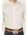 Image #3 - Ariat Men's Randall Wrinkle Free Striped Long Sleeve Button-Down Western Shirt, Off White, hi-res