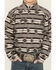 Image #3 - Roper Boys' Southwestern Striped Long Sleeve Snap Western Shirt, Black, hi-res