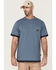 Image #1 - Hawx Men's Layered Work Pocket T-Shirt , Light Blue, hi-res