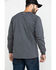 Image #2 - Ariat Men's FR Air Crew Long Sleeve Work Shirt, Charcoal, hi-res