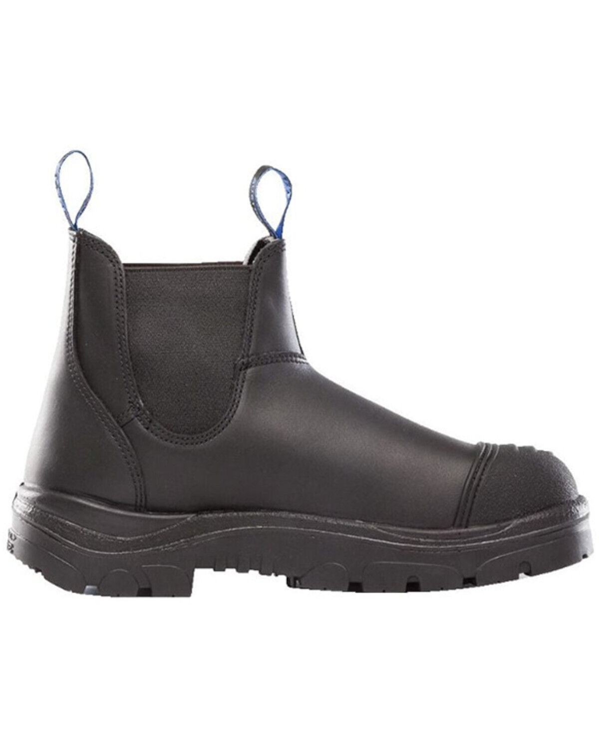 Image #2 - Steel Blue Men's Hobart Scuff Work Boots - Steel Toe, Black, hi-res