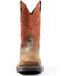 Image #4 - Cody James Men's Nano Lite Waterproof Western Work Boots - Composite Toe, Orange, hi-res